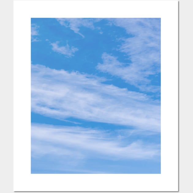 Blue Sky with Clouds | Clouds | Sunny Day Wall Art by DesignsbyZazz